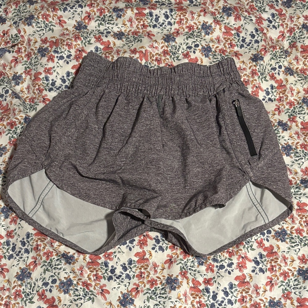 Lululemon Athletica Charcoal Athletic Shorts